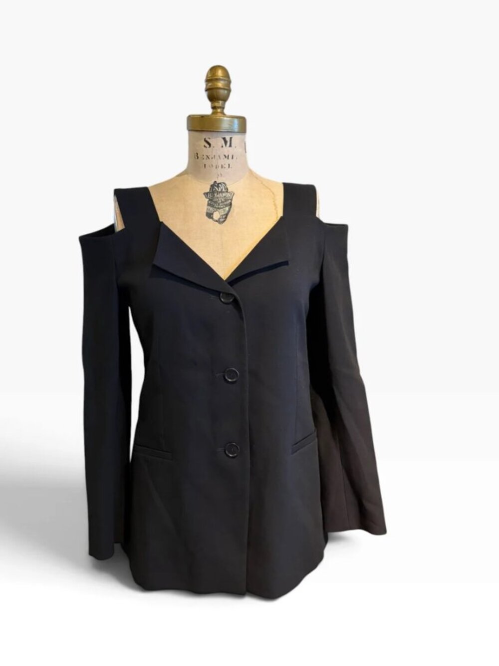 Maje Black Blazer, 40/8/Small
